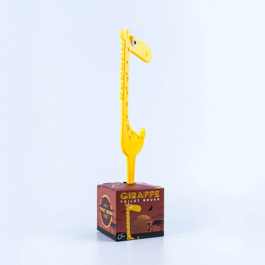 Escobilla para el lavabo con forma de Jirafa