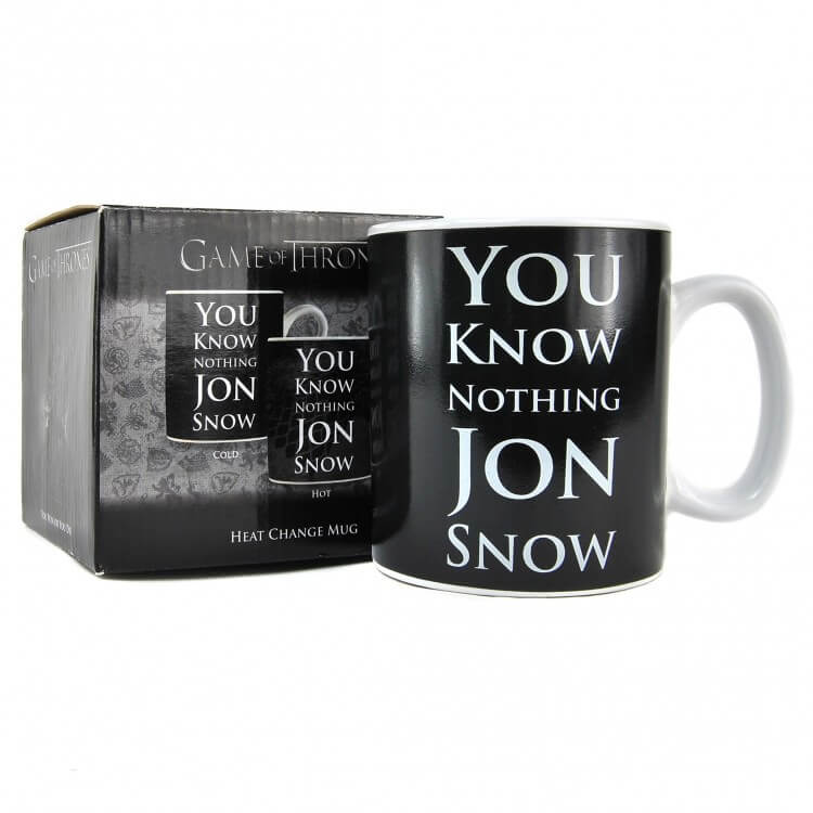 Taza termosensible You Know Nothing Jon Snow