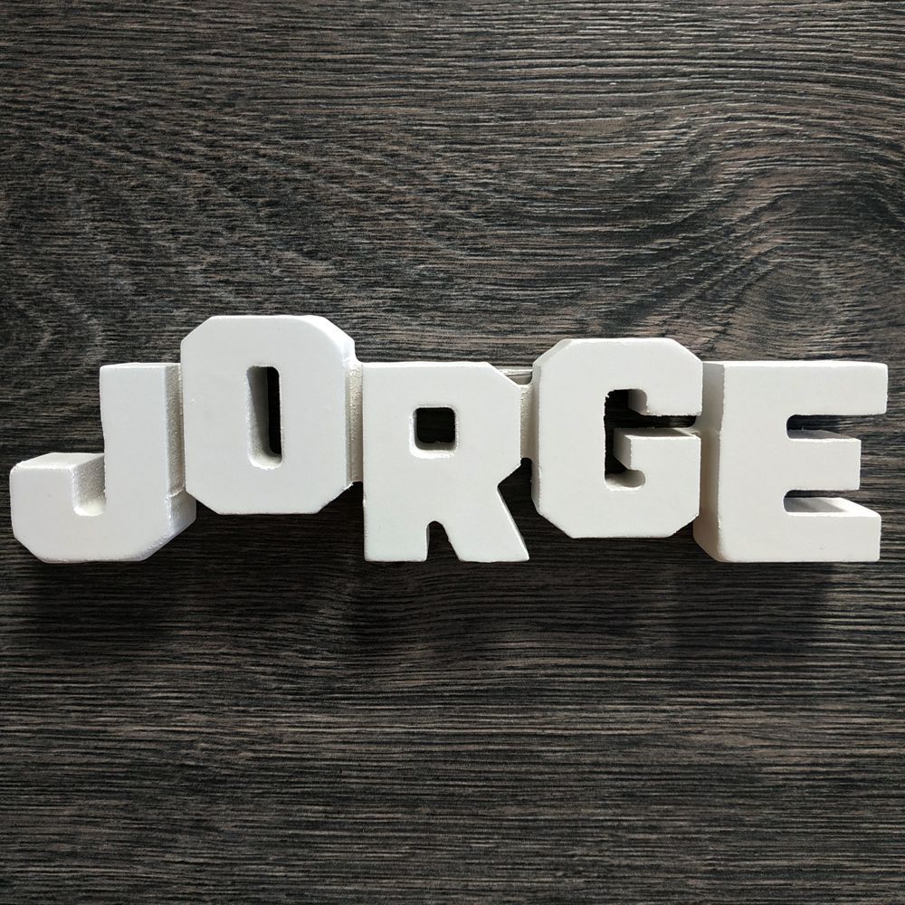 Nombres de chico para decorar de madera MDF