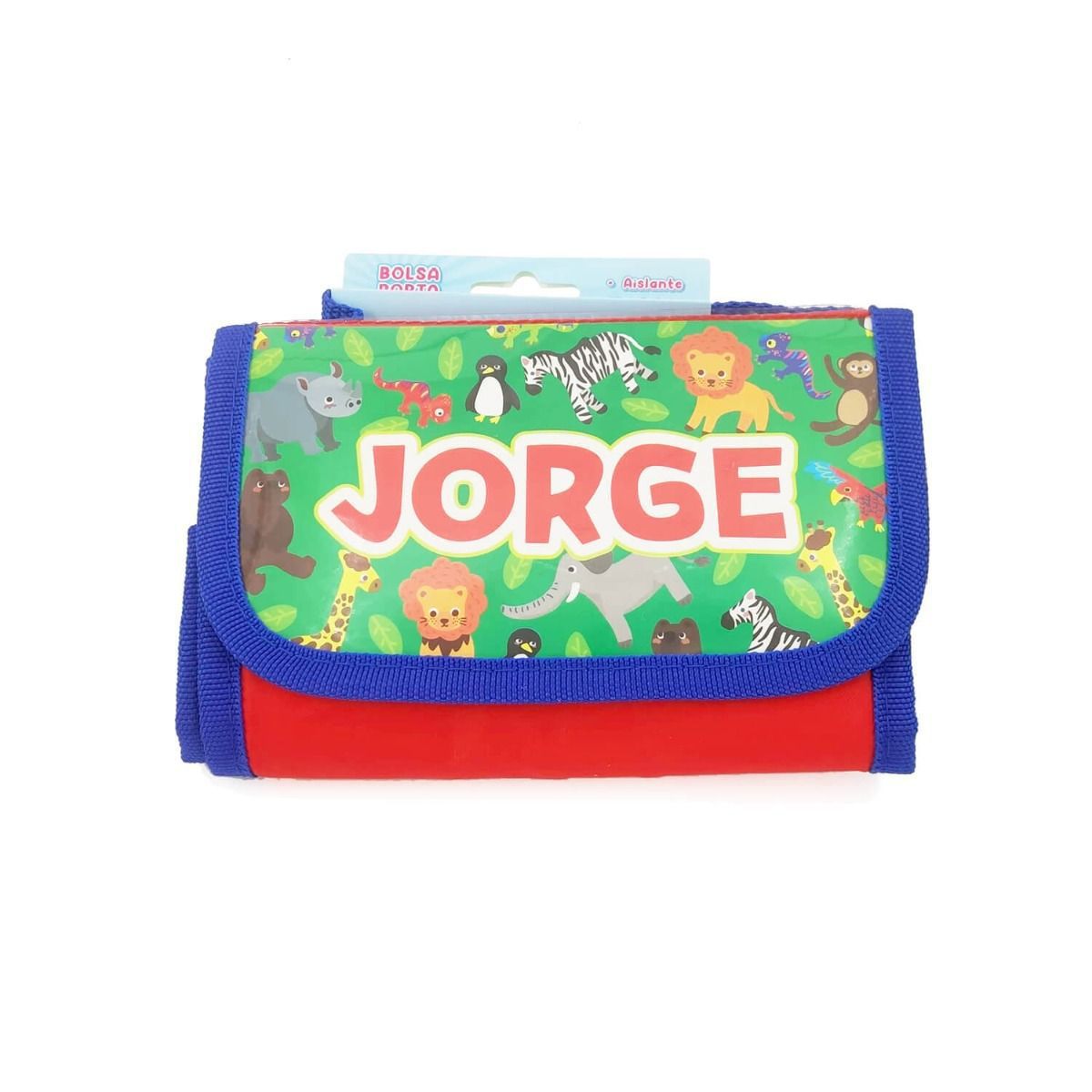 Bolsa térmica infantil porta alimentos con nombres de Niño
