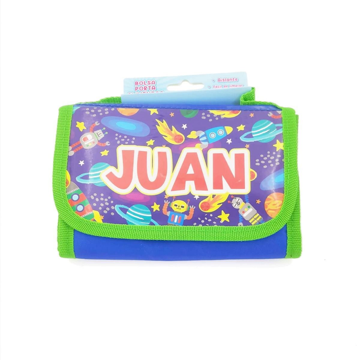 Bolsa térmica infantil porta alimentos con nombres de Niño