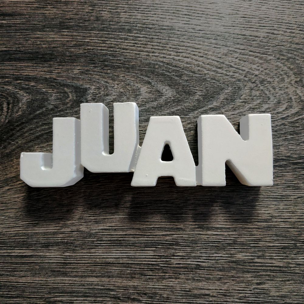 Nombres de chico para decorar de madera MDF