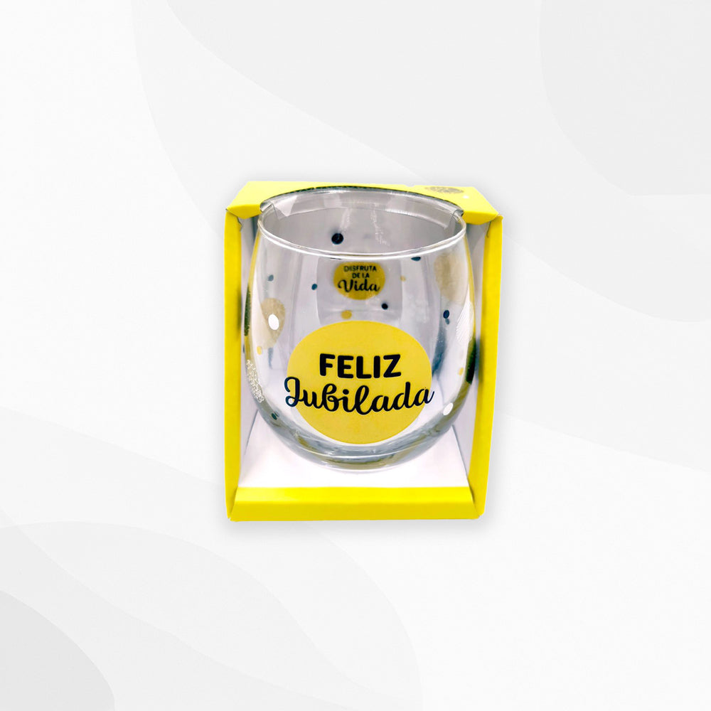 Vaso Feliz Jubilada