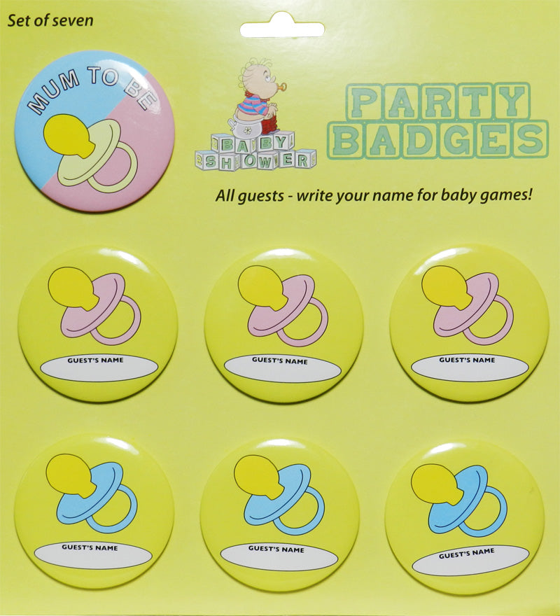 Juego de chapas para Baby Shower