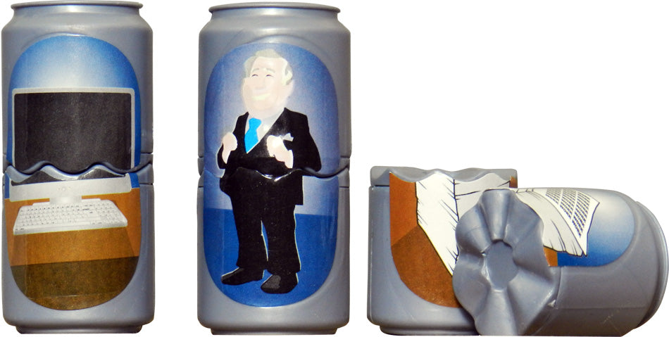 Juego de pistola de dardos con latas