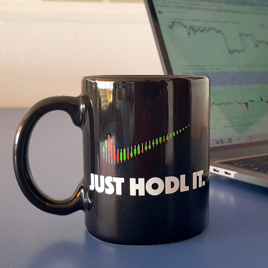 Taza Criptomonedas Just Hodl It