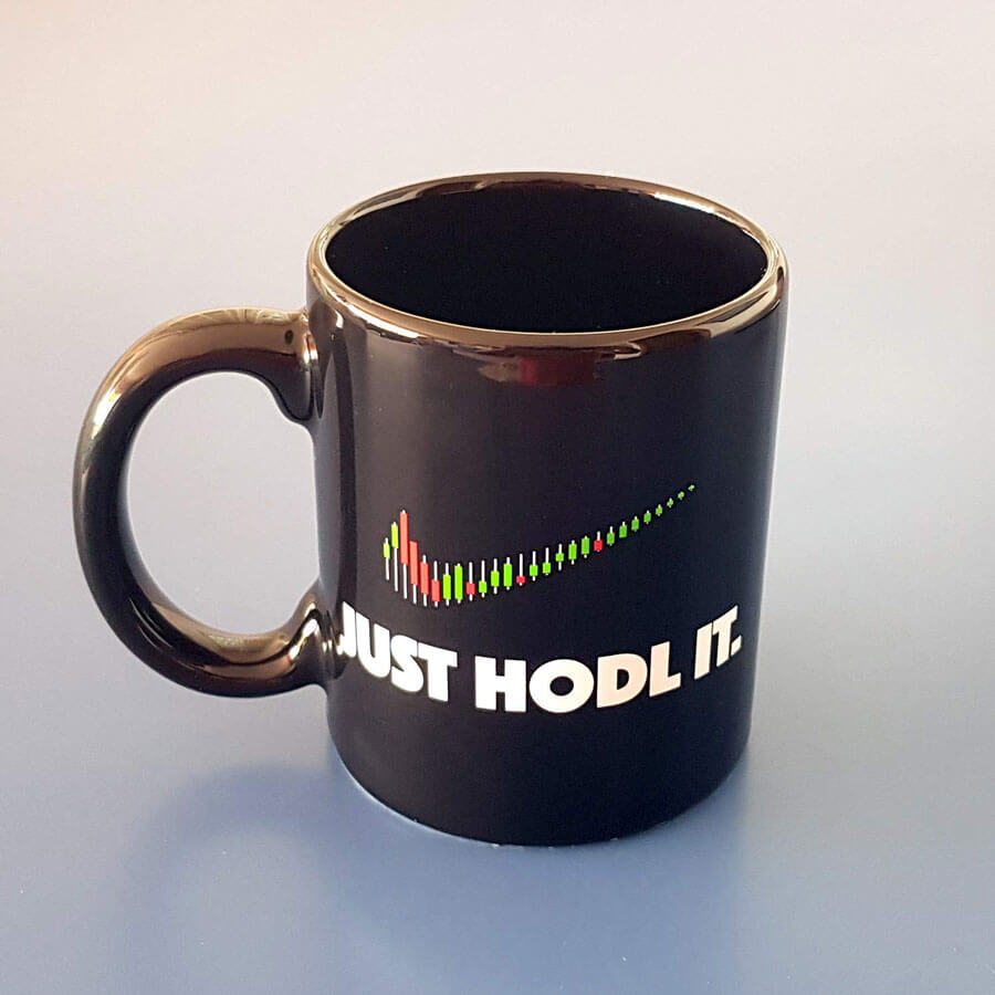 Taza Criptomonedas Just Hodl It