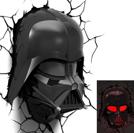 Lámpara ambiental 3D Darth Vader