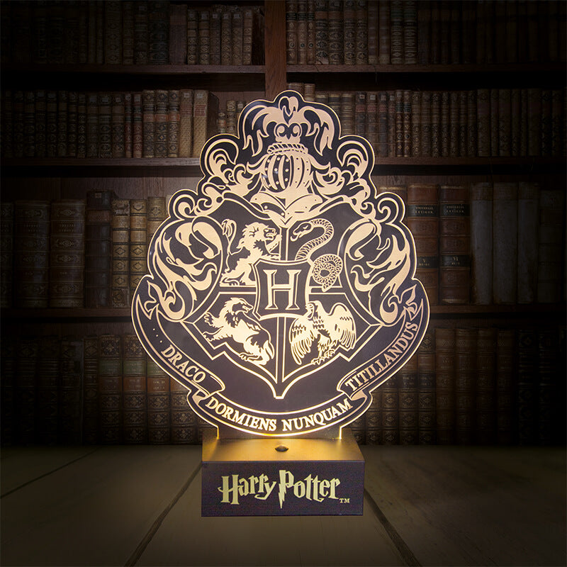 Lámpara ambiental escudo Hogwarts: Harry Potter
