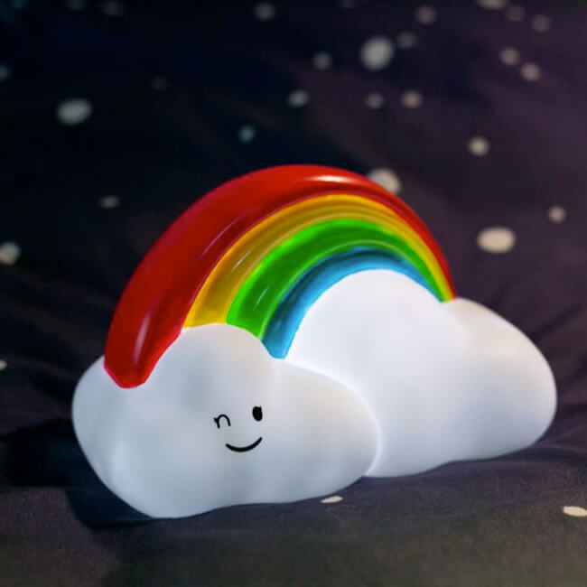 Lámpara nube arcoíris LED