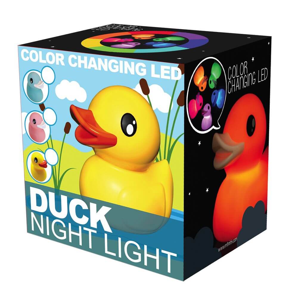 Lámpara ambiental Patito que cambia entre varios colores