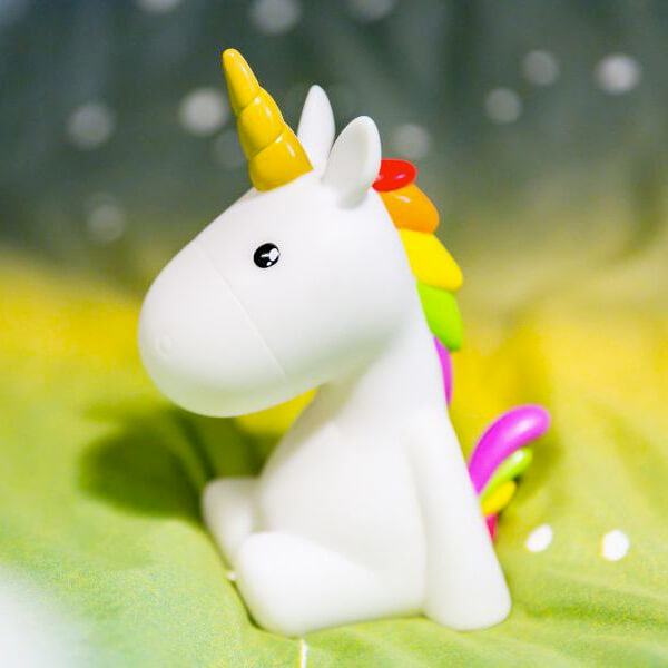 Lámpara Unicornio colores con temporizador