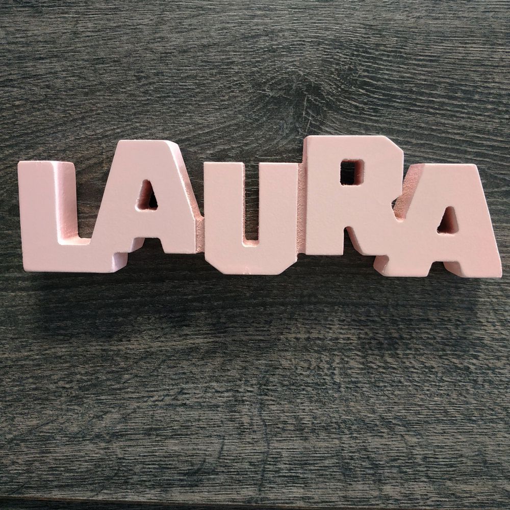 Nombres de chica para decorar de madera MDF