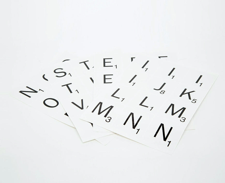 Letras luminosas Scrabble