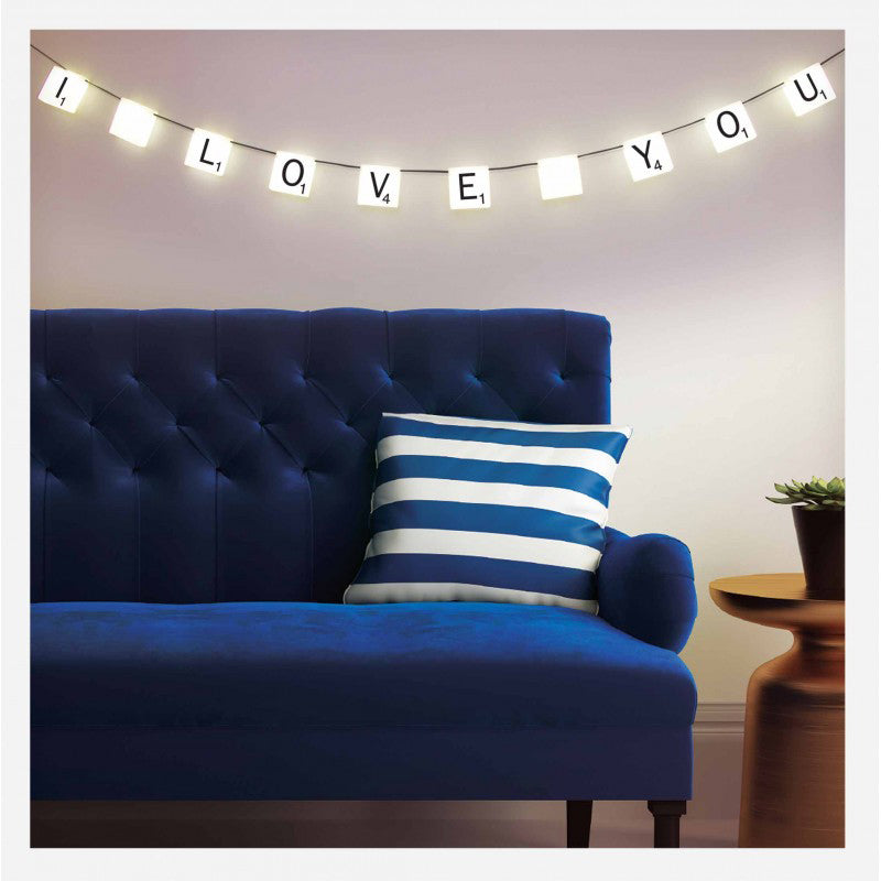 Letras luminosas Scrabble