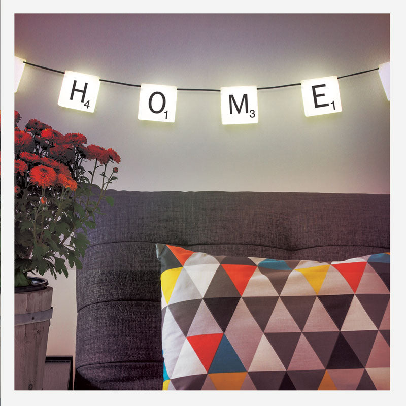 Letras luminosas Scrabble