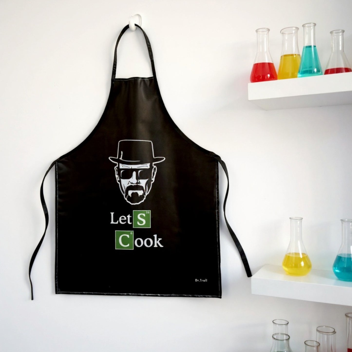 Delantal fan Art Grill Let's COOK, para fans de Breaking Bad