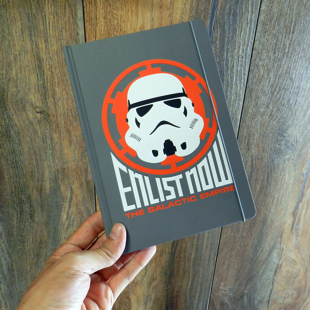 Libreta Enlist now Star Wars
