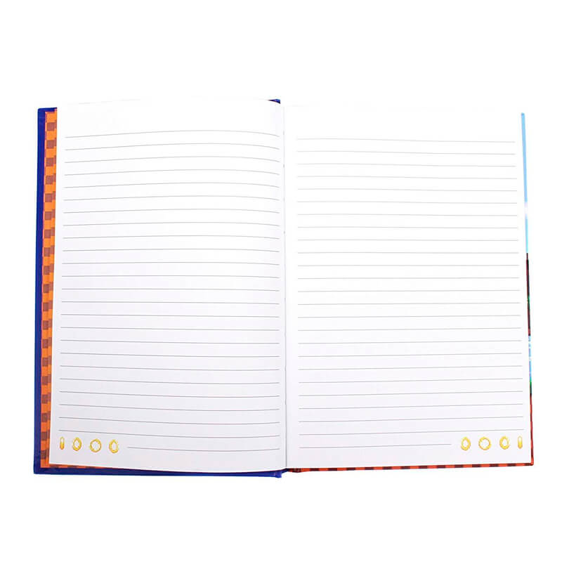 Libreta A5 lenticular de Sonic the Hedgehoc modelo anillas