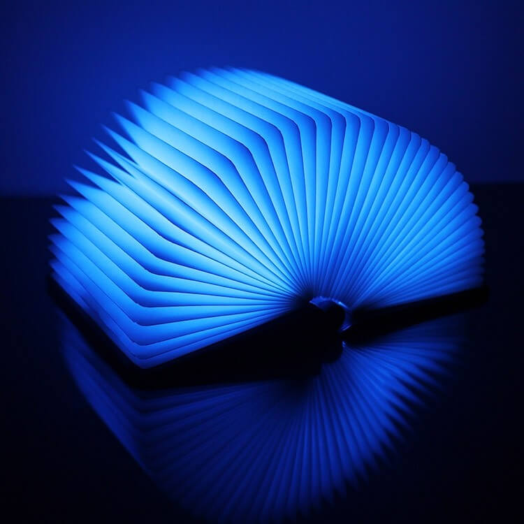Lámpara Libro con luces de 5 colores distintos