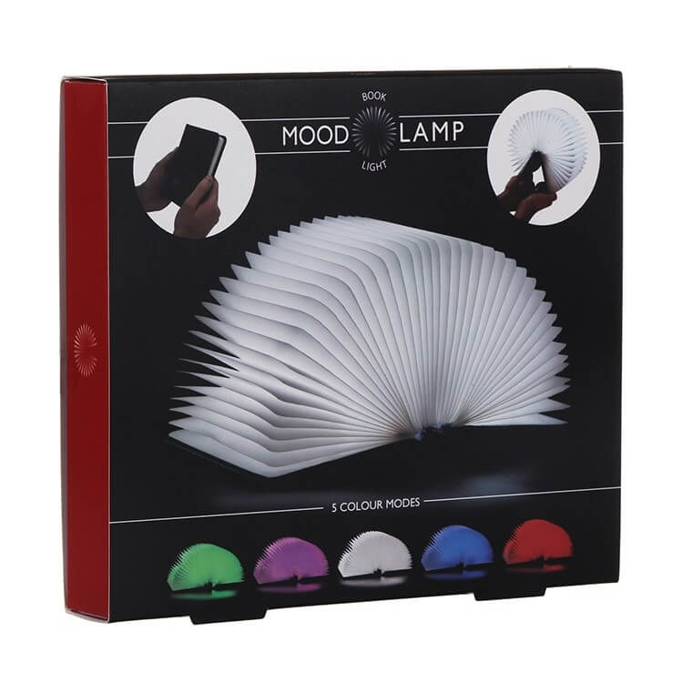 Lámpara Libro con luces de distintos colores