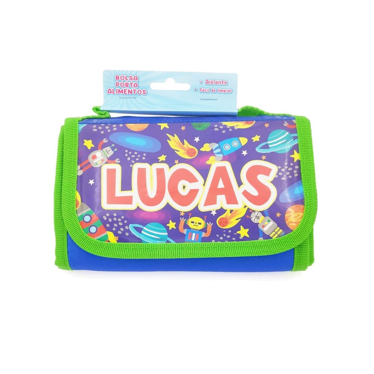 Bolsa térmica infantil porta alimentos con nombres de Niño
