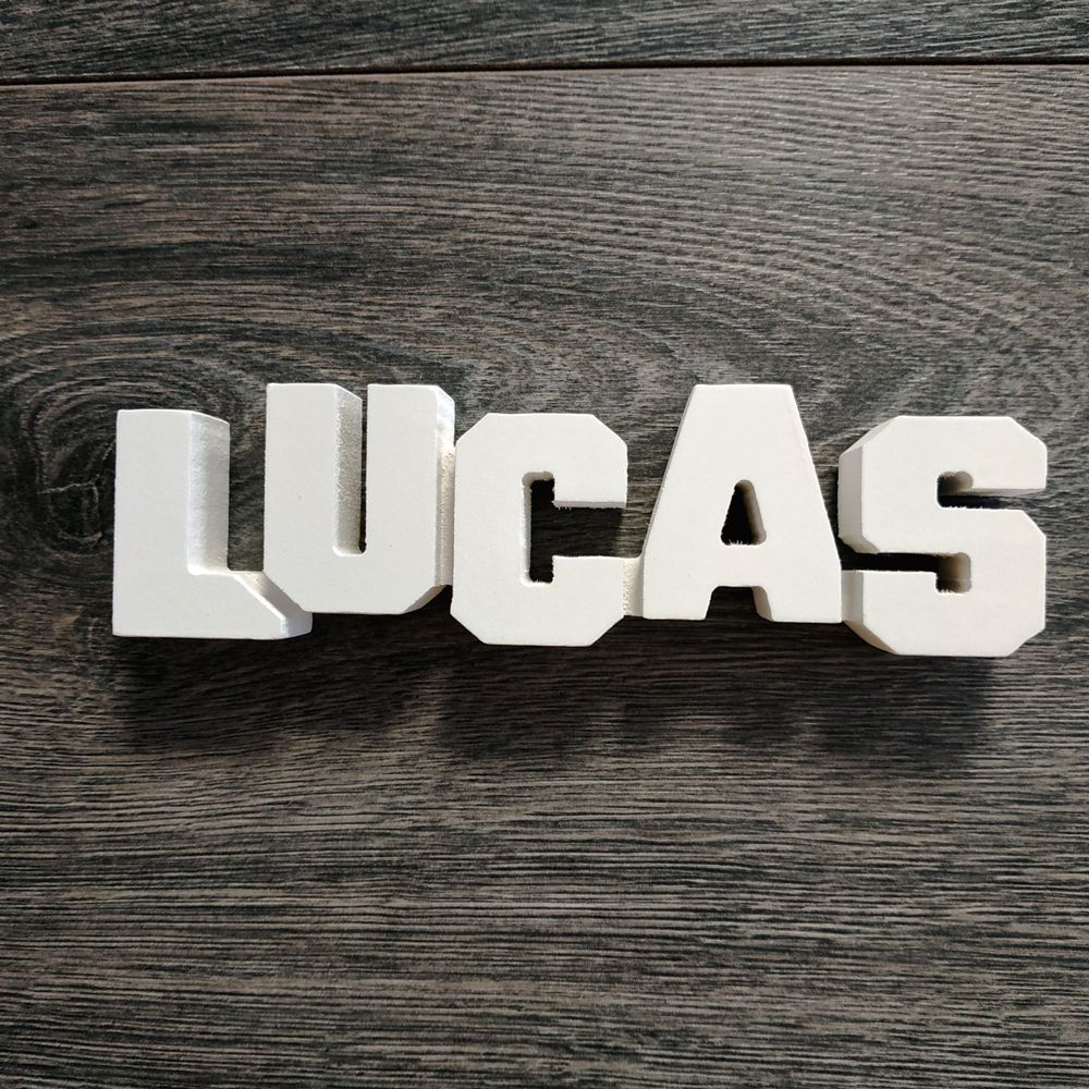 Nombres de chico para decorar de madera MDF