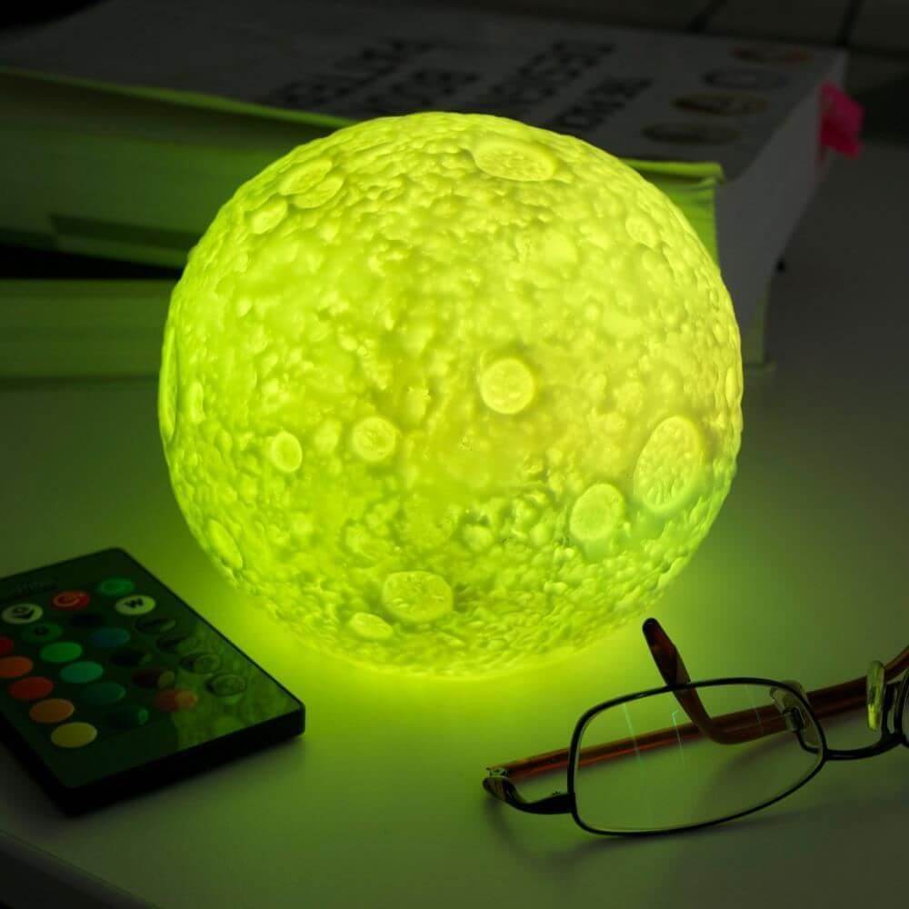 Lámpara ambiental Luna Cambia de Color