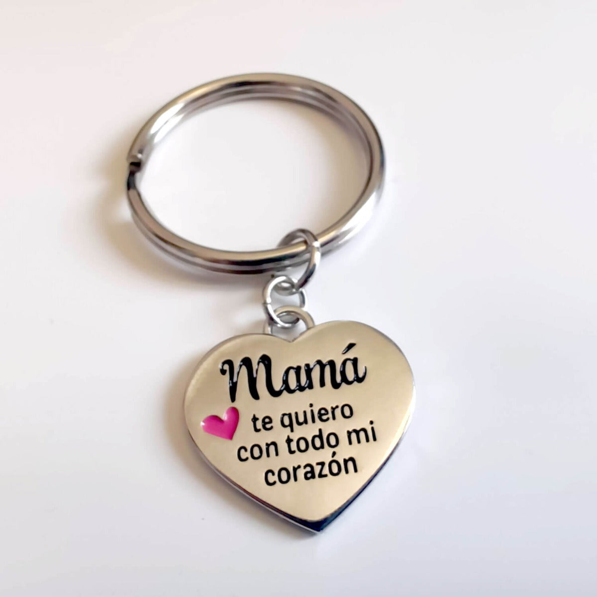 Charm o abalorio Mamá te quiero con todo mi corazón