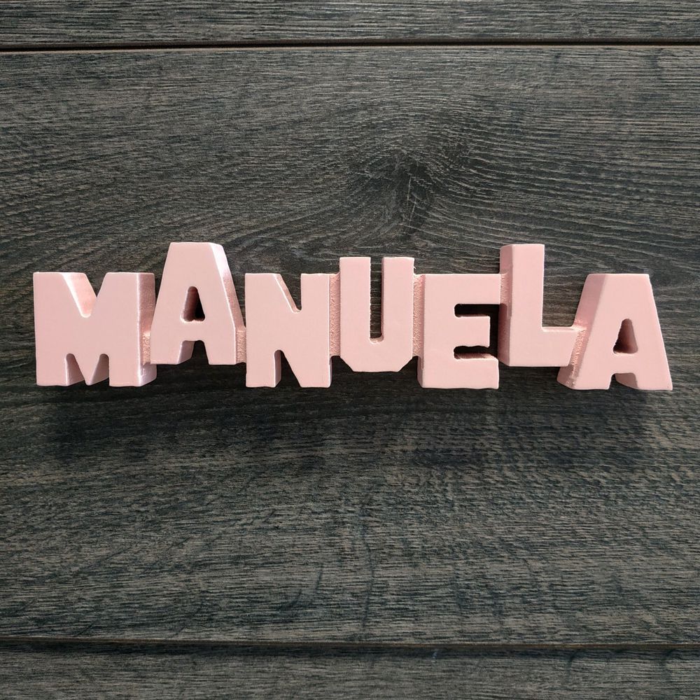 Nombres de chica para decorar de madera MDF