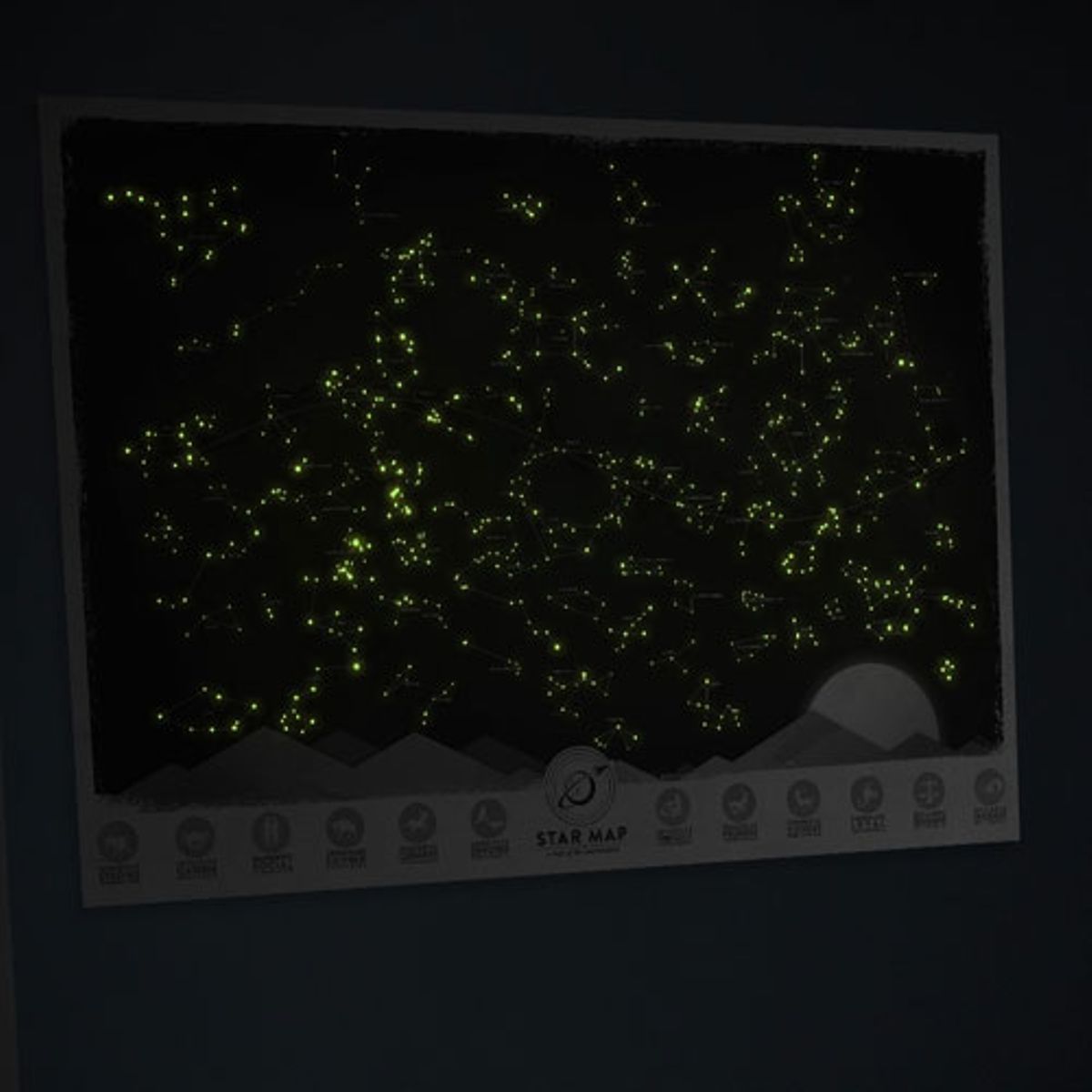 Mapa constelaciones estrellas