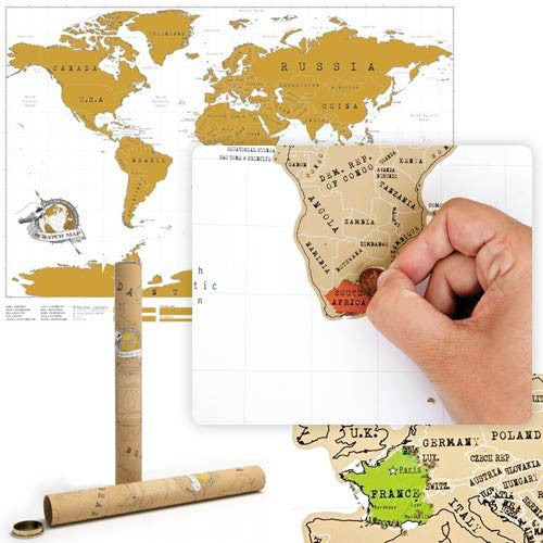 Póster Mapamundi para rascar "Scratch Map"