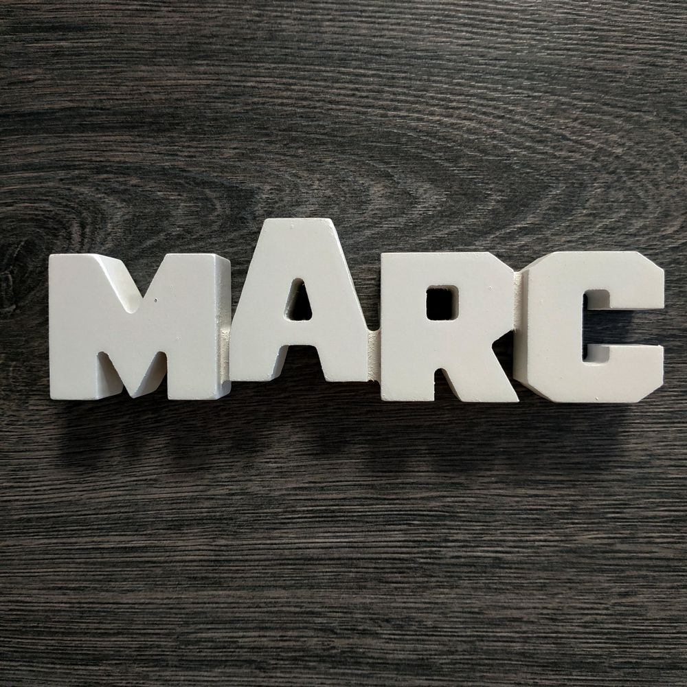 Nombres de chico para decorar de madera MDF