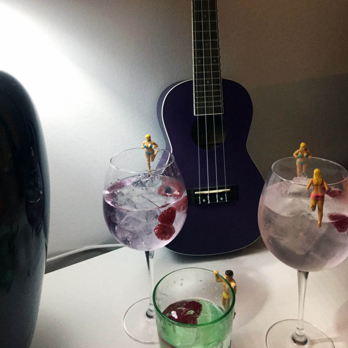 Marcadores para bebidas chicas en Bikini