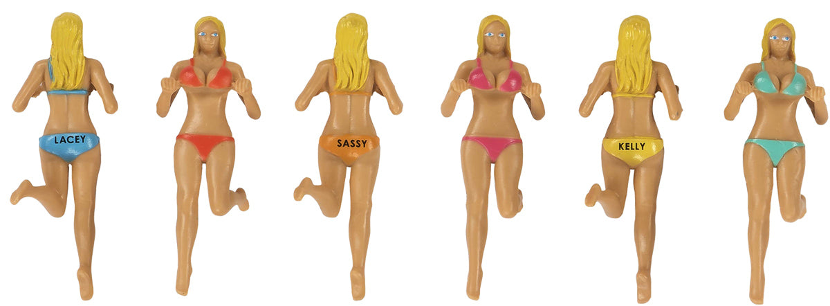 Marcadores para bebidas chicas en Bikini