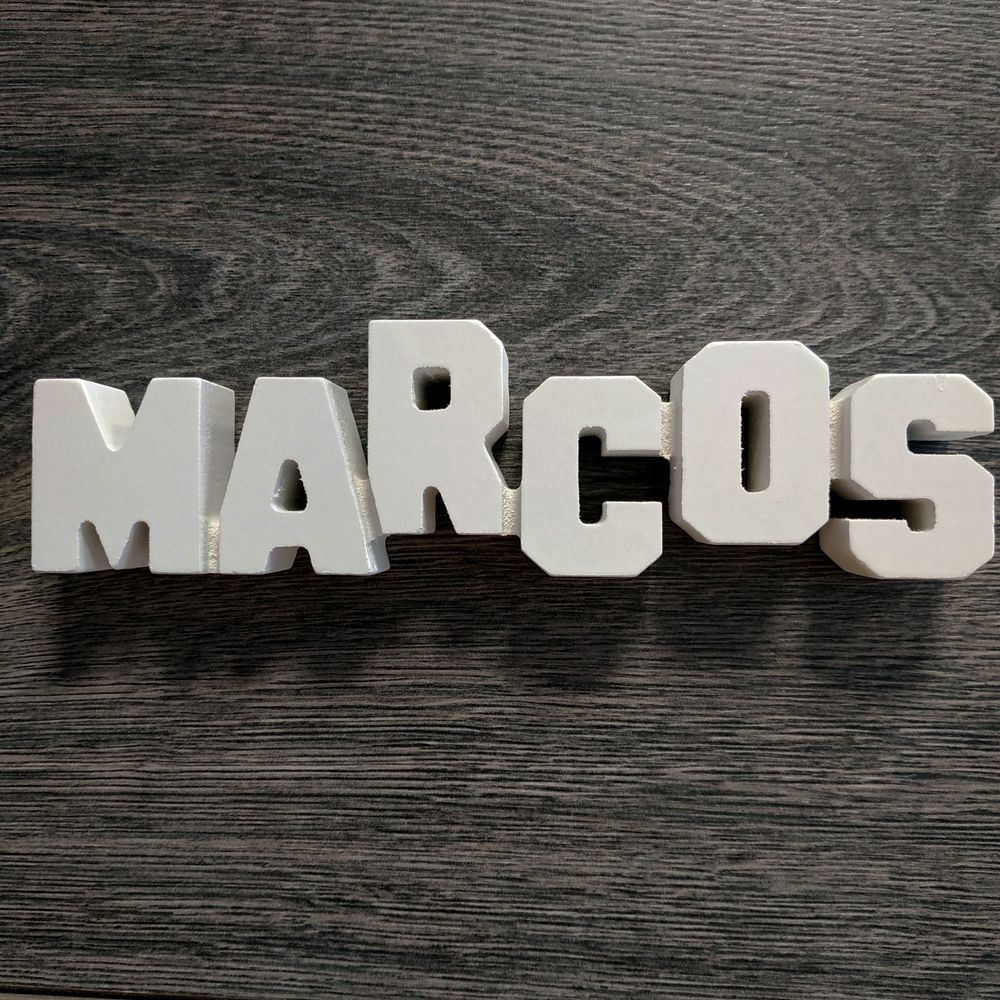 Nombres de chico para decorar de madera MDF