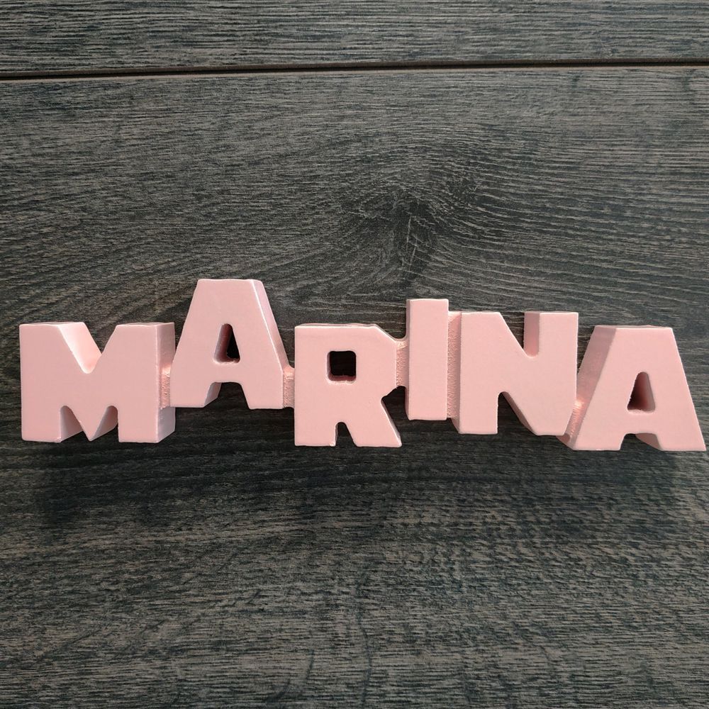 Nombres de chica para decorar de madera MDF