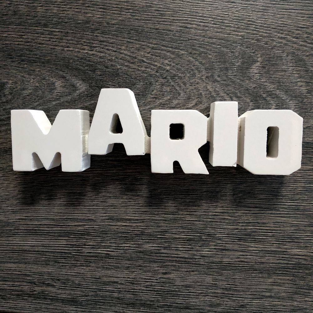 Nombres de chico para decorar de madera MDF