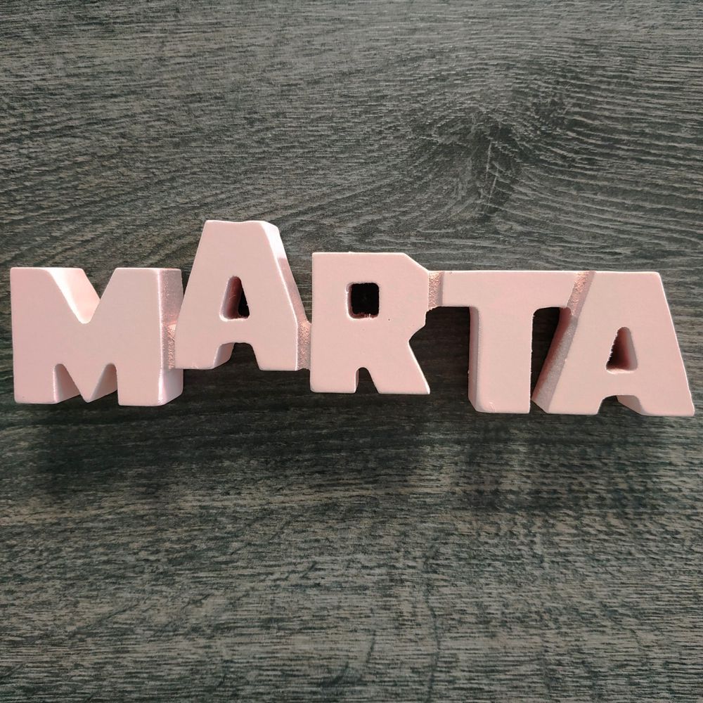 Nombres de chica para decorar de madera MDF
