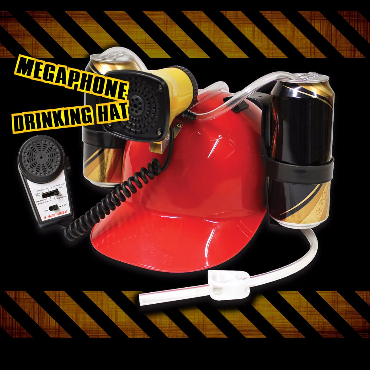 Casco bebida megáfono con sonidos