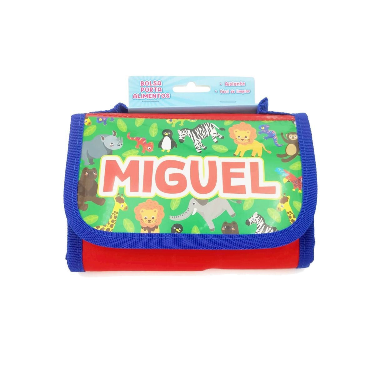 Bolsa térmica infantil porta alimentos con nombres de Niño
