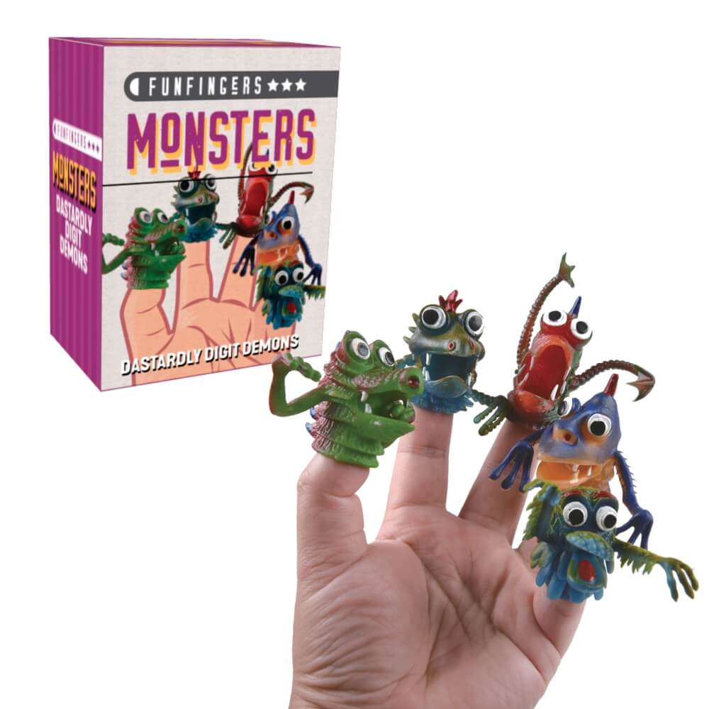 Funfingers Monsters. Mini mostruos para los dedos
