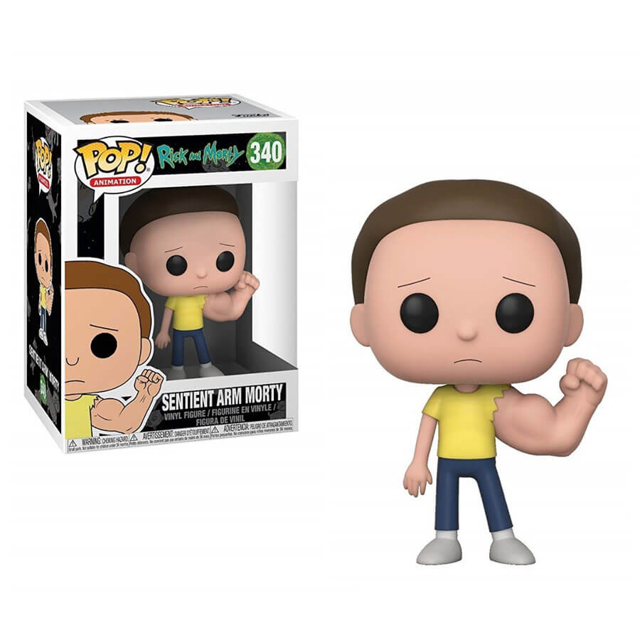 Figura Funko Pop! "Sentiment Arm Morty" Morty con un brazo musculoso
