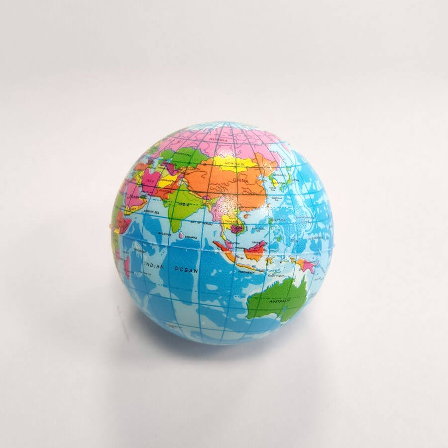 Pelotita Planeta Tierra antiestrés
