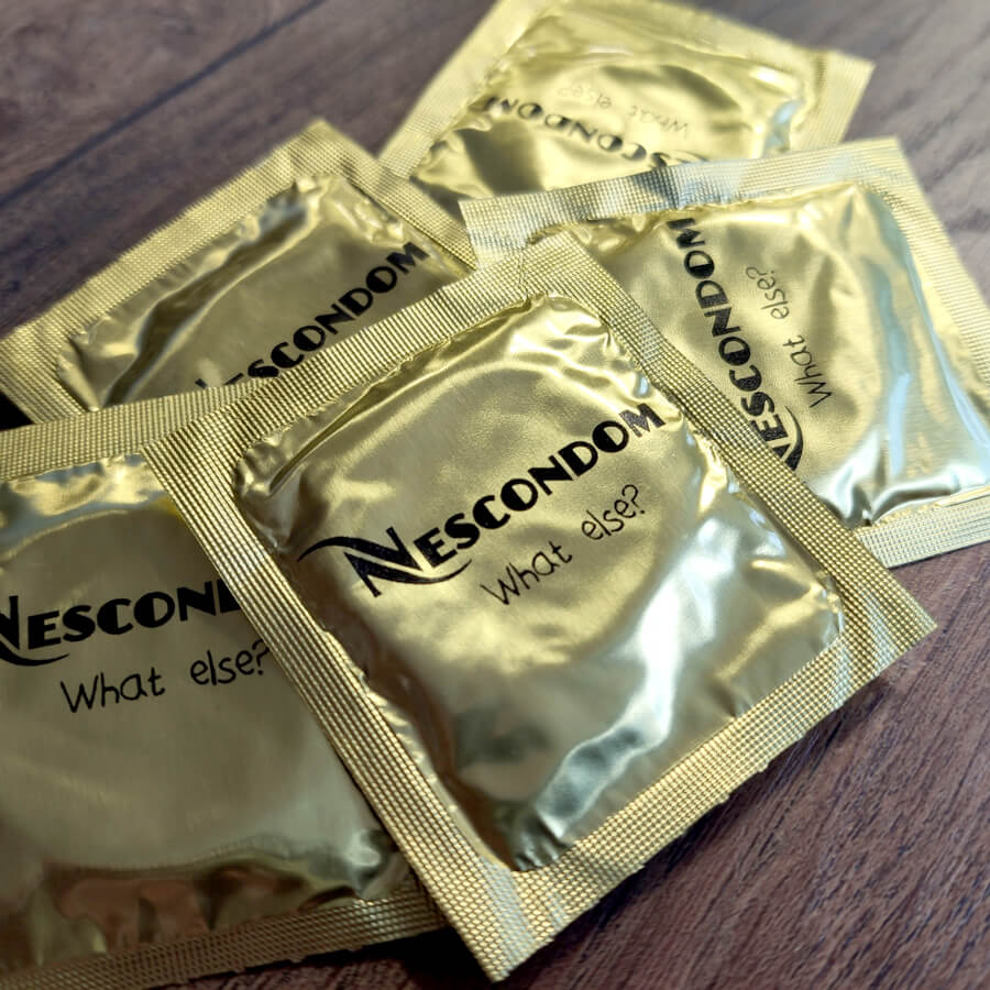 preservativo NESCONDOM What else?