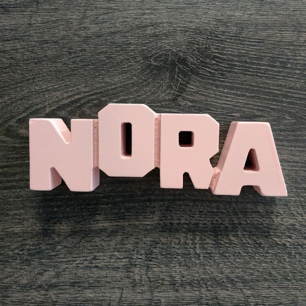 Nombres de chica para decorar de madera MDF