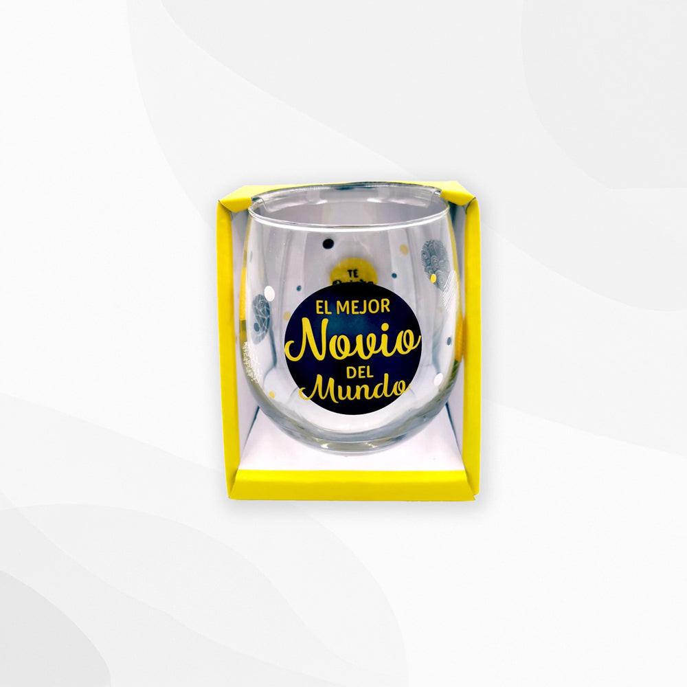 Vaso El Mejor Novio del Mundo