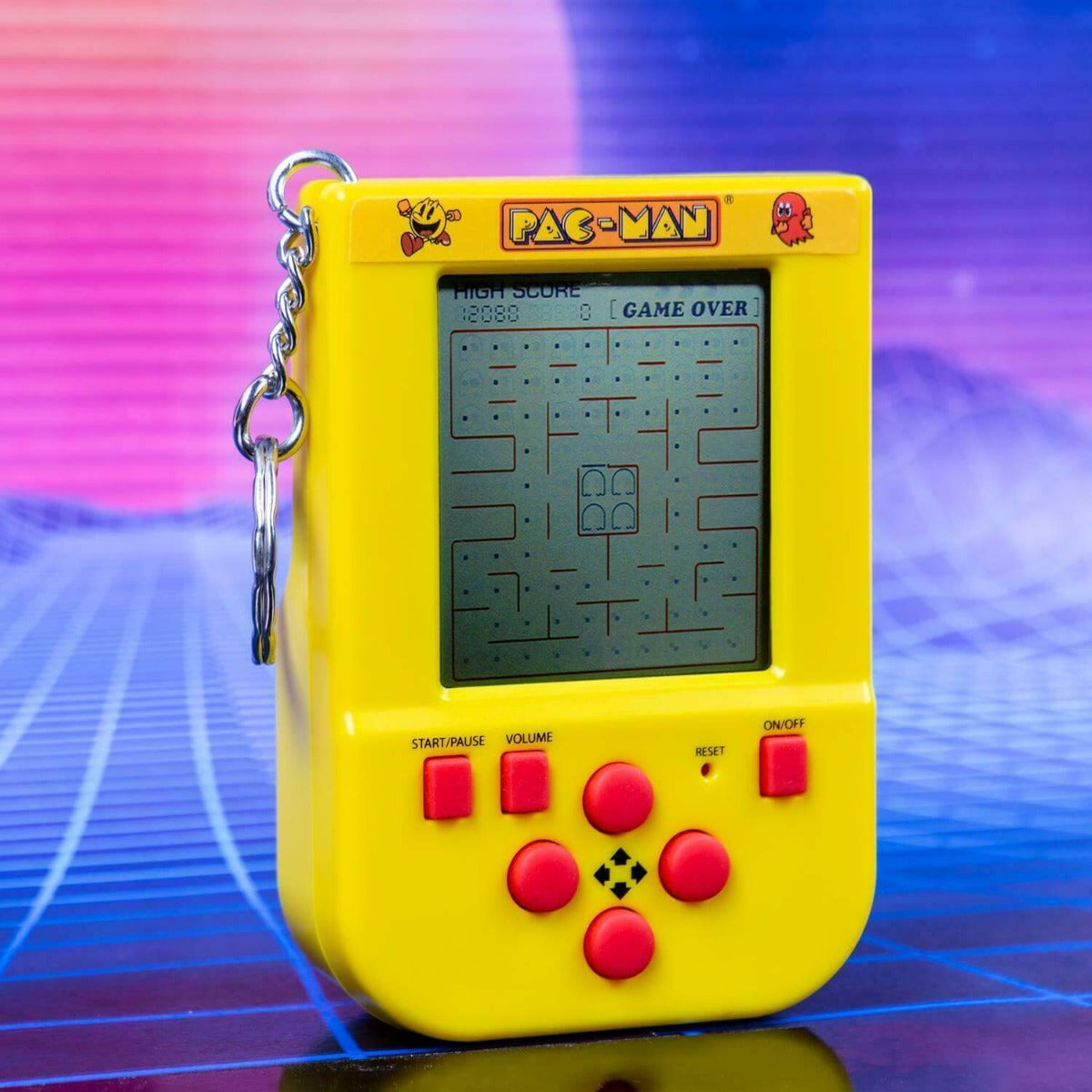 Mini consola en llavero oficial de PAC-MAN