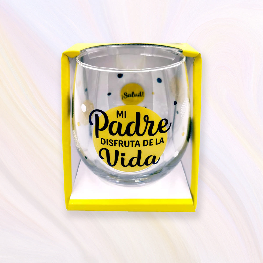 Vaso Mi Padre disfruta de la Vida