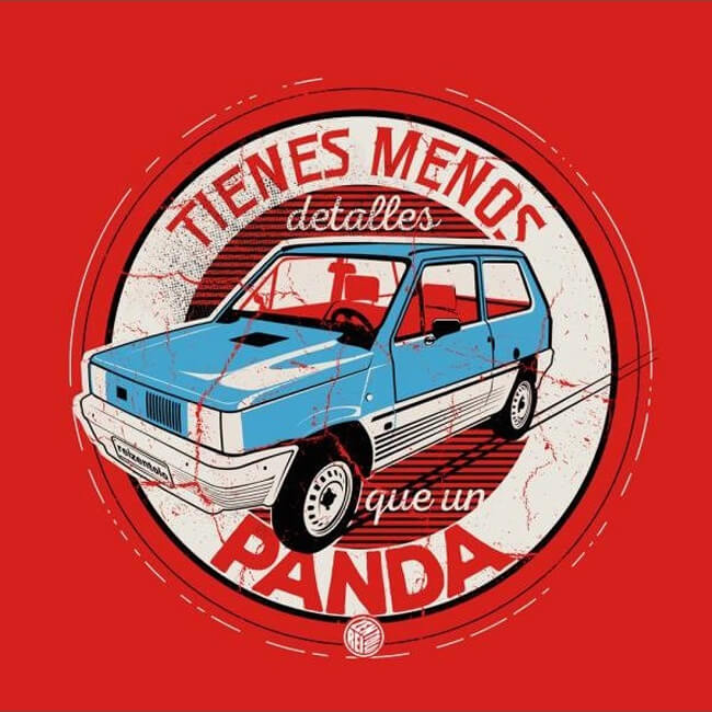 Camiseta Tienes menos detalles que un Panda
